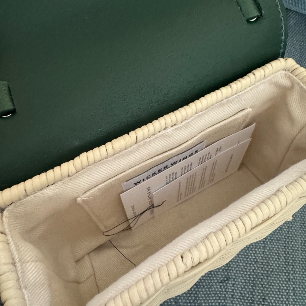 Wicker wings green Kuai mini bag - Picture 3 of 3